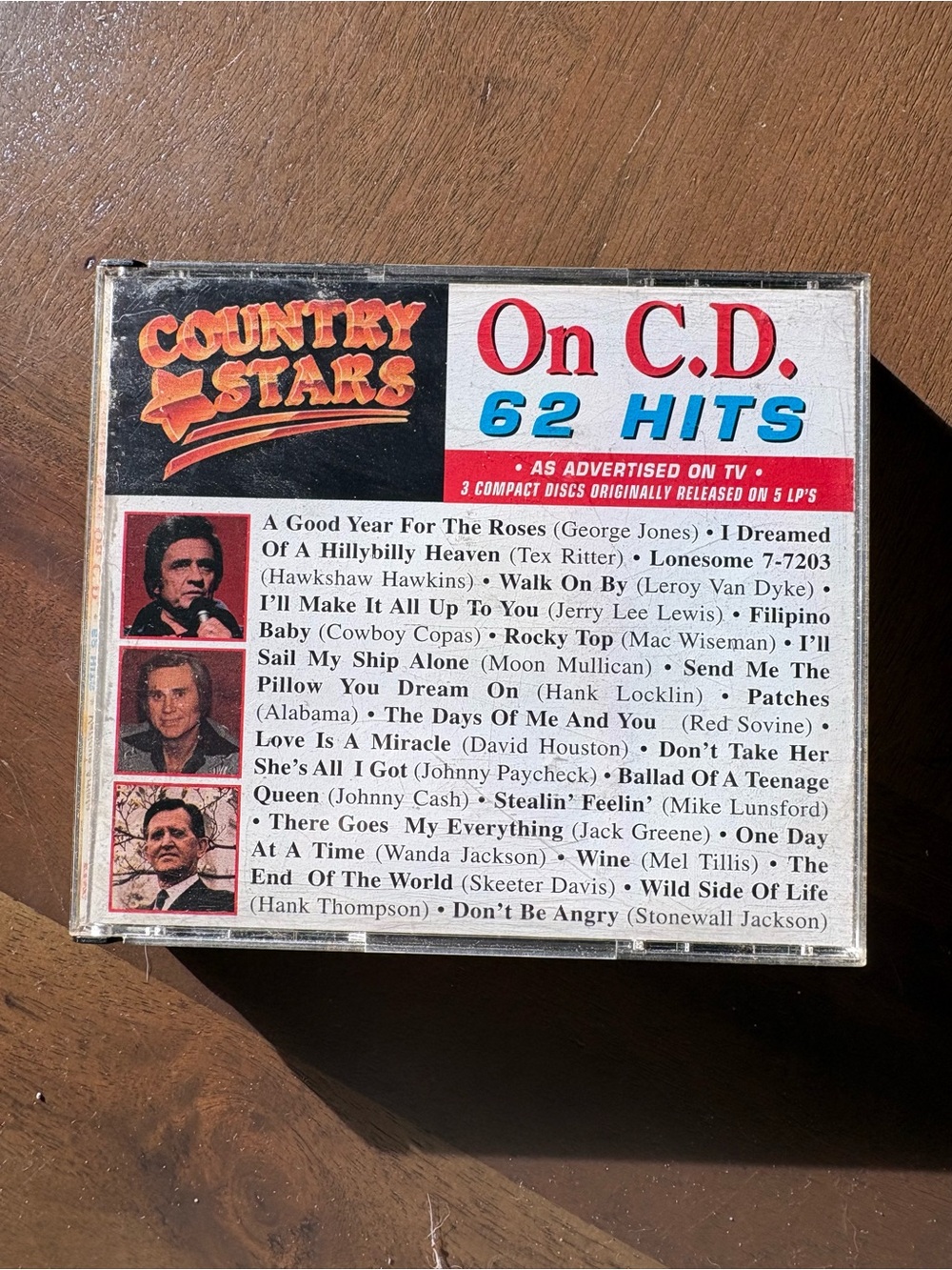 King Country Stars On C.D. 62 Hits 3 CD Set Loops & Samples CD